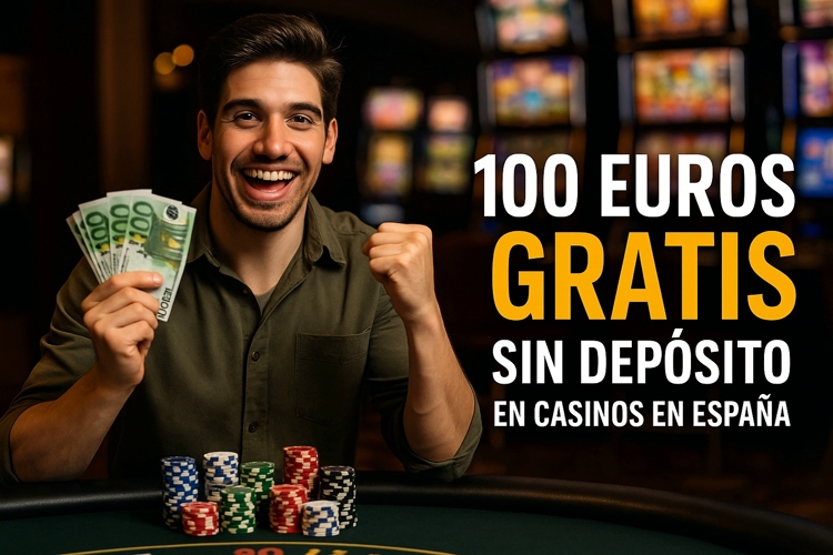 100 euros gratis en casinos online sin depósito en España